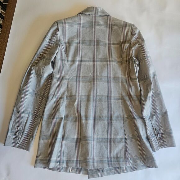 NEW CABI Sz 8 Sleuth Structured Blazer Cranbury Crush Long Double Breasted - Picture 4 of 12